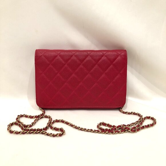 【52MK】Chanel Caviar Wallet On Chain Sku# 83262 (Gently Used) - Picture 3 of 11